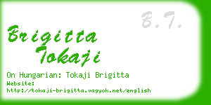 brigitta tokaji business card